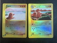PTCG 寶可夢卡牌 美版 Diglett & Dugtrio （入簿品）