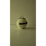 GANTUNGAN Cute Handmade Baymax Knitted Keychain – Unique Bag Accessories