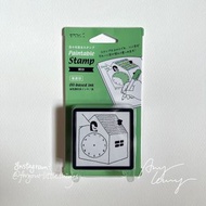 [現貨] Midori 浸透手帳圖案印章- 時鐘｜Midori Paintable Stamps - Clock