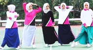 Ready Stok Rok Celana Olahraga Trainy / Rok Celana Olahraga Muslimah /