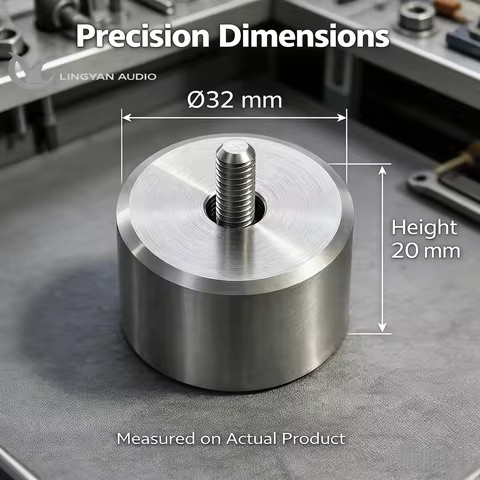 120g Precision Balance Main Counterweight For SME 3009 Tonearm, Stainless Steel Fit 13–21g Cartridge