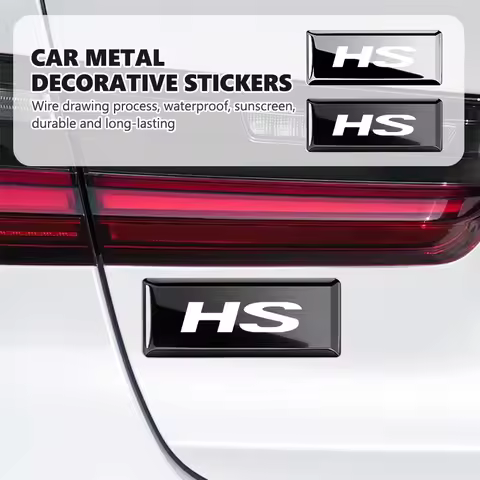 Car Trunk Body Sticker Aluminum Alloy Emblem Auto Stickers For MG HS RX5 RX8 350 550 GS GT Hector Gu