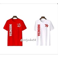 DIATRO T-SHIRT DIRGAHAYU REPUBLIC OF INDONESIA 79TH INDEPENDENT YEARS