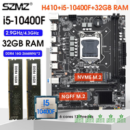 Kkde H410 Szmz ชุด1200 MGA พบ10400f I5 10 Gen Cpu En Ddr4 2666Mhz Rma 32Gb (2*16Gb) Moederbord Geuge