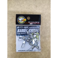 Seahawk Barrel Swivel 5610N/5610B with safety snap