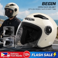Begin Helmet Half Face For Woman 56-66 CM Universal Anti-fog HD Helmet For motorcycle Half