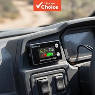 DC 8V-100V Battery Capacity Tester Voltmeter for Lead Acid Lithium LiFePO4 with Temperature Display 