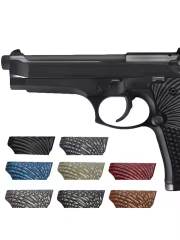 Guuun G10 Grips For Beretta 92/96 92fs M9 92A1 INOX Decorative Non-slip Handle Panel OPS Eagle Wings
