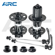 ARC MT007F/R MTB Hub NBK 4 Sealed Bearing Hub 28 / 32 / 36 Holes Mountain Bike Hub Disc Brake Alumin