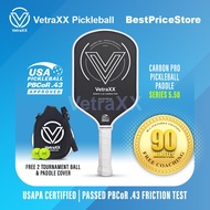 (USAPA Approved) BPS VetraXX Pickleball Paddles Series 5.50 Carbon Pro Fast Swing Elite Advanced Pla