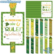 SE 24 Sets St. Patri's Day Gifts Bulk Shamro Luy Clover Rulers With Cards Irish Day Ireland Gifts Fo