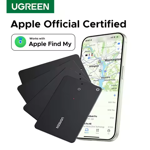 UGREEN Wallet Finder, Smart Bluetooth Tracker Card and Item Locator for Luggage Tags Passports with 
