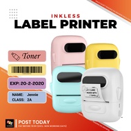 P50 Bluetooth Barcode Label Printer Inkless Name Sticker Maker Portable Aiskrim Malaysia Marklife