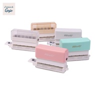 GOJO Hole Puncher, Loose Leaf Bind 6-hole Paper Puncher, Craft Scrapbook A4 A5 B5 with Chip Box Stab