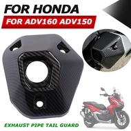 For Honda ADV160 ADV 160 2022 ADV150 ADV 150 Motorcycle Accessories Muffler End Cap Cover Carbon Fiber Exhaust Pipe Tail