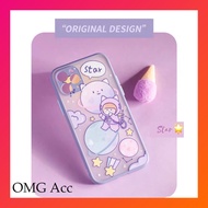 UNGU Softcase Hybrid Anti-Scratch Camera Cover Hello Kitty Purple Lilac HK FM15 FM17 for Reno 4 4F 5