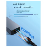 wsustore--Universal 2500Mbps Network Card USB C Type-C Ethernet to RJ45 Wired Adapter 2.5G USB 3.0 C