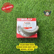 SYM JET125 BRAKE SHOE ASSY ( SET ) Part No 4312B-M9B-0000