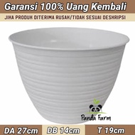 White Wasp Pot Diameter 27 Cm