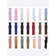 4CCC Skims Hot Girl Threaded Sling Dress Female Halter Slimmer Look Long Skirt