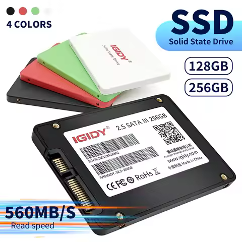 2.5-inch SATA 3.0 SSD, 128GB/256GB, 7mm ultra-thin, read speeds up to 560MB/s, 3D TLC NAND flash mem