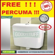 TECHPLAS SINGLE FLUSH PUSH BUTTON PLASTIC CISTERN DOUBLE FLUSH CISTERN WATER BOX