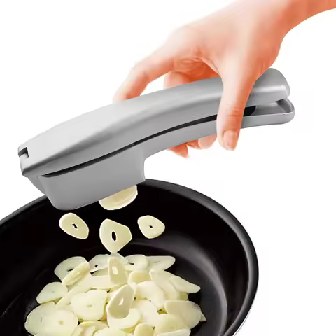 Kitchen household manual garlic press aluminum alloy garlic garlic garlic maker garlic squeeze garli