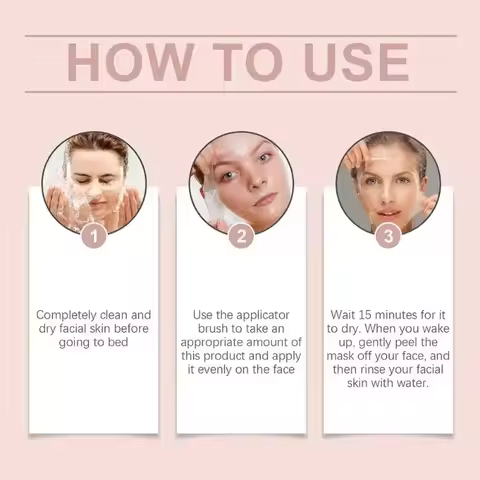 Lazy Person Wash Free Tear Facial Mask Collagen Protein Night Facial Mask Collagen Hydrolysis Perfus