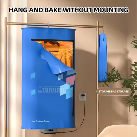 Electric Hanging Clothes Dryer Portable Foldable Electric Dryer Intelligent Dryer Machine Mini Secad