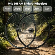Pasak Mtb DH AM Enduro Wheelset 32 Holes 27.5/29er Boost 110-148mm Tubeless Presta Valve 12s Hub Dri