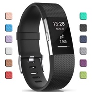Silicone Replacement Strap For Fitbit Charge 2 Replacement Strap Bracelet Wristband