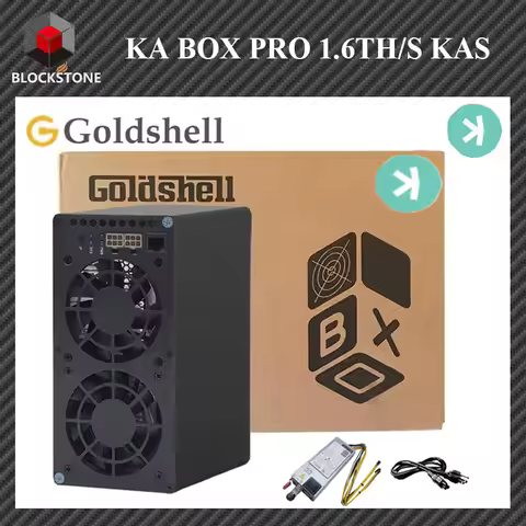 Goldshell KA BOX Pro 1.6Th/s Kaspa Miner 600W With PSU Crypto KAS Mining Kaspa Box Asic Miner Goldsh