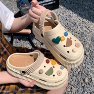 FENTINA Sandal Wanita Kekinian Sandal Kodok Sandal Fuji Sandal Baim Wedges Anti-selip sandal Jelly