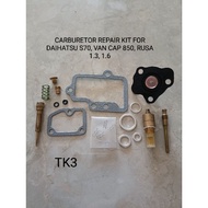CARBURETOR REPAIR KIT FOR DAIHATSU S70, VAN CAP 850, RUSA 1.3, 1.6