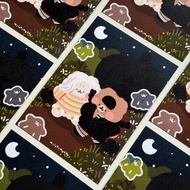 wednesday & enid a6 postcard | miichimochi