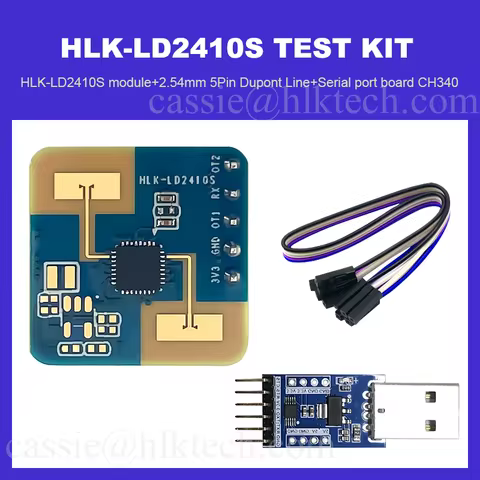 HiLink New HLK-LD2410S TEST KIT OEM ODM HLK-LD2410S KIT Low Power Human Presence and Moving Radar Mo