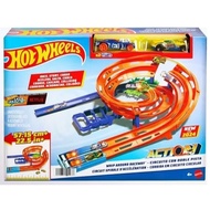 Hot Wheels HTK17 Track Set With 2 Cars || Hot Wheels Steep Curve Race Track For Kids