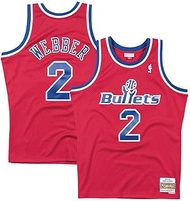 Mitchell and Ness Webber Red Bullets #2 Swingman Jersey (18220-WBUSCAR94CWE)