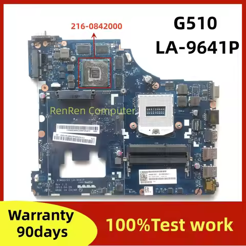 VIWGQ/GS LA-9641P For Lenovo G510 Laptop Motherboard 15 inch PGA947 HM86 HD 216-0842000 GPU Mainboar