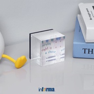 Informa 5X5 cm Acrylic Cube Photo Frame - biru Photo Frame Picture Frame Picture Frame Picture Frame