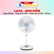 Quạt Điện Đứng Senko L1638 - Công Suất 47w - Hàng Chính Hãng - Bảo Hành 24 Tháng