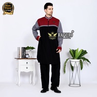 New Setelan muslim pria Ajmal Rafvero-setelan pakistan terbaru-Setelan kurta gamis pria-Jubah Muslim