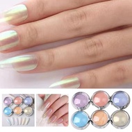 Shimmering Aurora Nail Powder Multichrome Metallic Effect Mirror Transforming Powder Nail U3u7