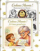 Mamie raconte ton histoire cadeau grand-mère Livre de gribouillages 1 2 3 ans par ton petit-fils GRA