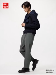 UNIQLO 男裝彈力九分褲XL