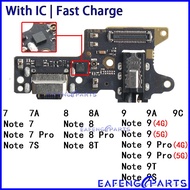 Usb Dock Charger Connector Flex for Xiaomi Redmi Note 7 7A  7S 8 8A 8T 9 9T 9S Pro 4G 5G Charging Bo
