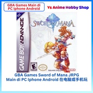 【 GBA Game Play DI PC Iphone Android 】GBA Game Sword of Mana JRPG Adventure Phone Game PC Game