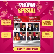 Indonesian President Poster (8 Sheets) a3 a4 Size