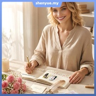 Embroidered Guest Book Wedding Reception Elegant Photo Wedding Guest Book with 82 Pages for Engageme
