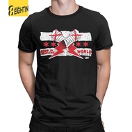 Men's CM Punk AEW T-shirt - 100% Cotton with Round Collar